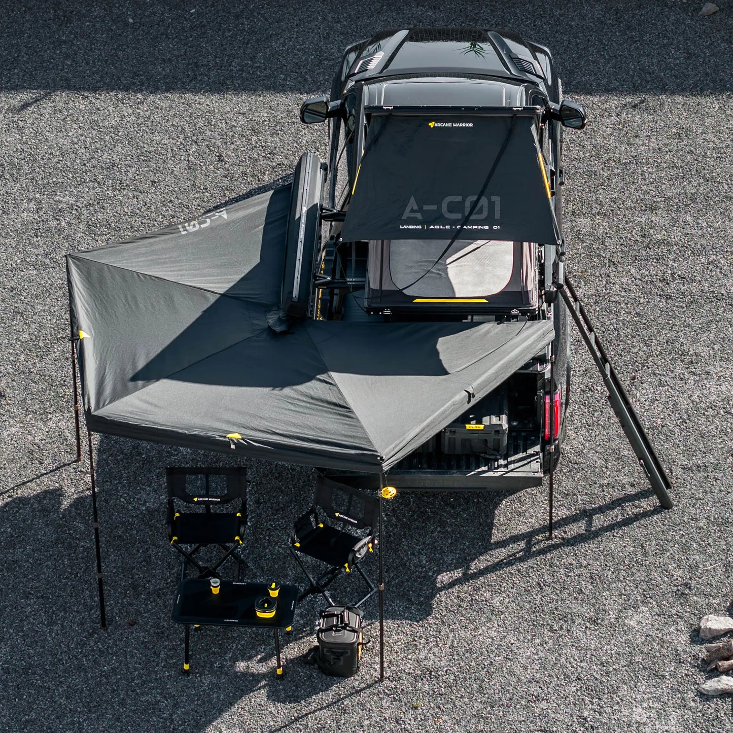 Hard-shell Litewing 270° Awning