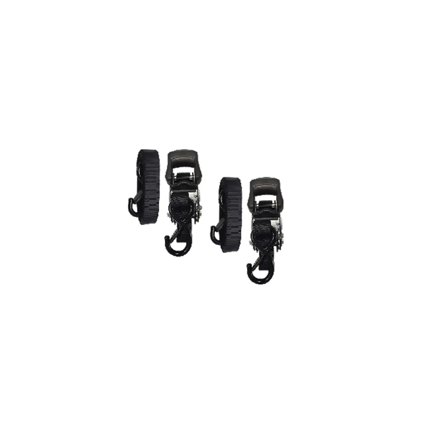 Heavy-Duty Tie-Down Ratchet Straps (Pair)