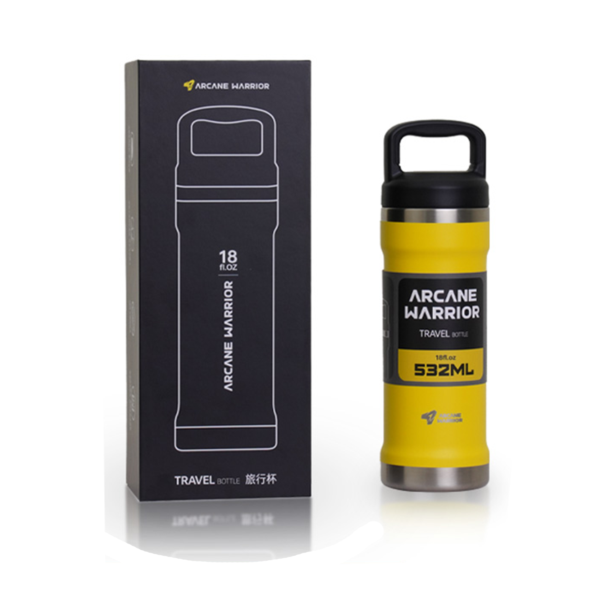 18OZ Tumbler Water Bottle – Arcane Warrior