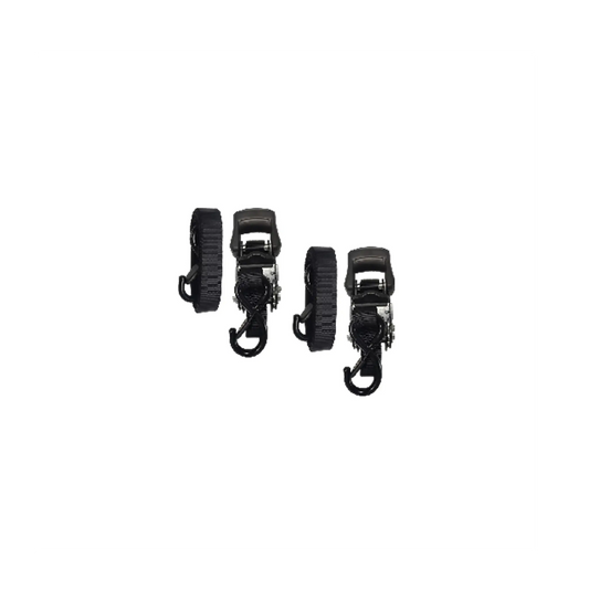 Heavy-Duty Tie-Down Ratchet Straps (Pair)