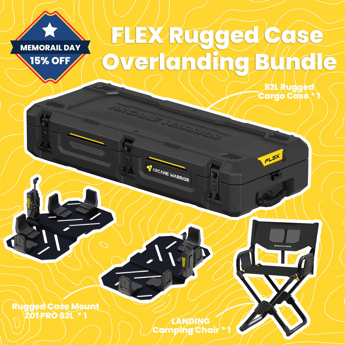 52L FLEX Rugged Case Overlanding Bundle