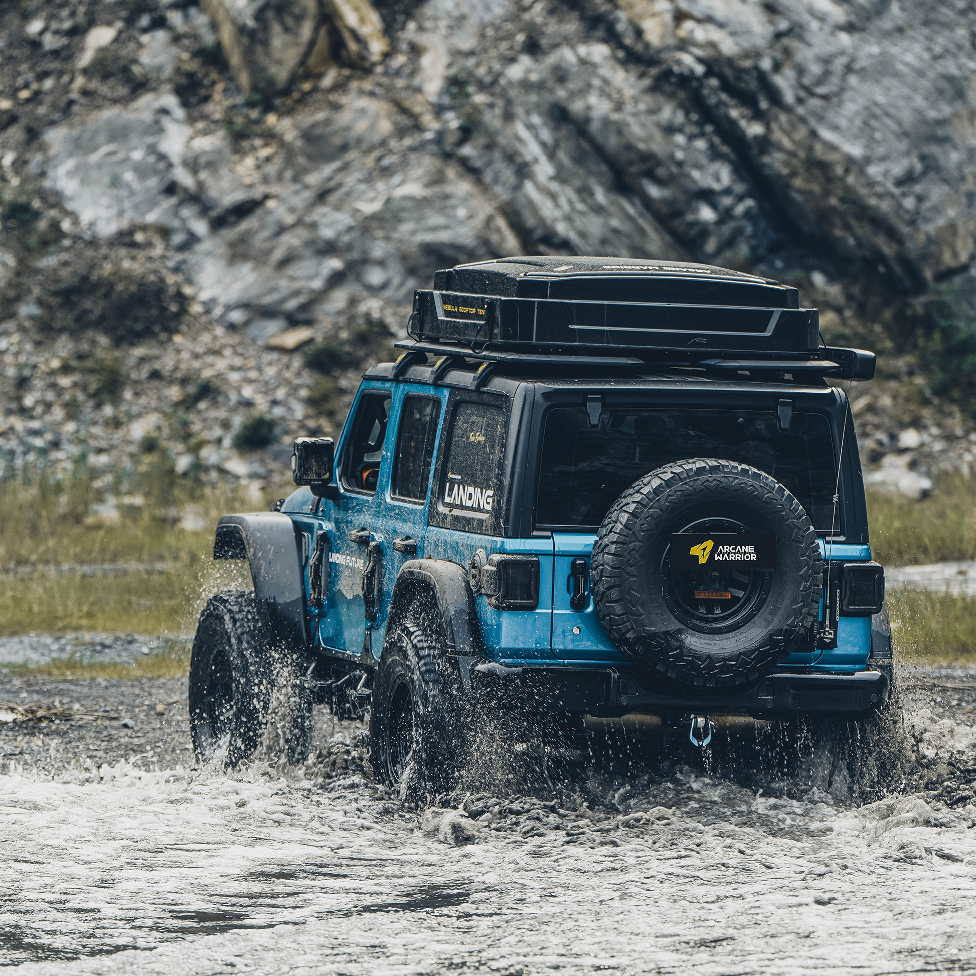 jeep wrangler roof tent hard shell LANDING Hardshell Roof Top Tent – Arcane Warrior