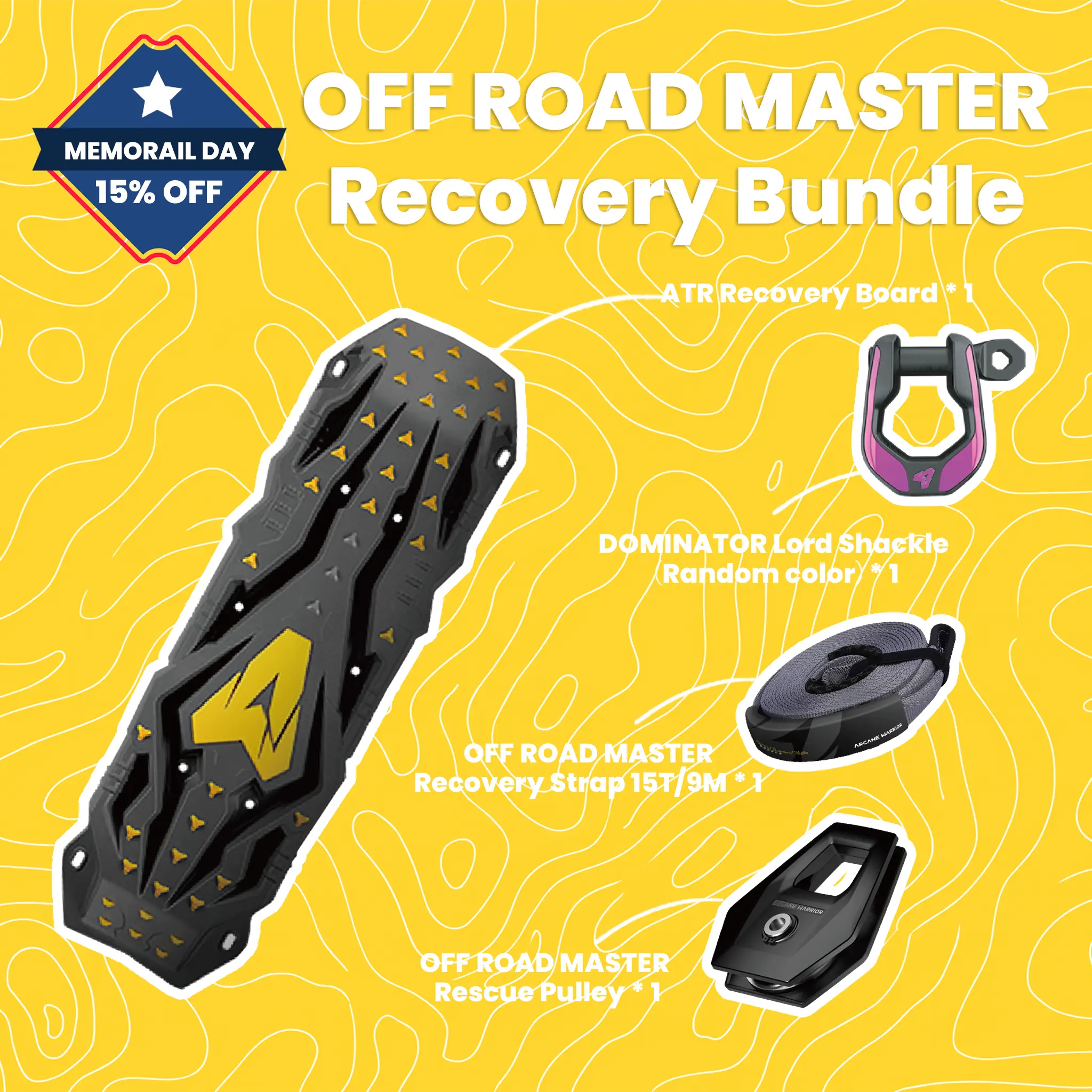 OFF ROAD MASTER Recovery Bundle – Arcane Warrior