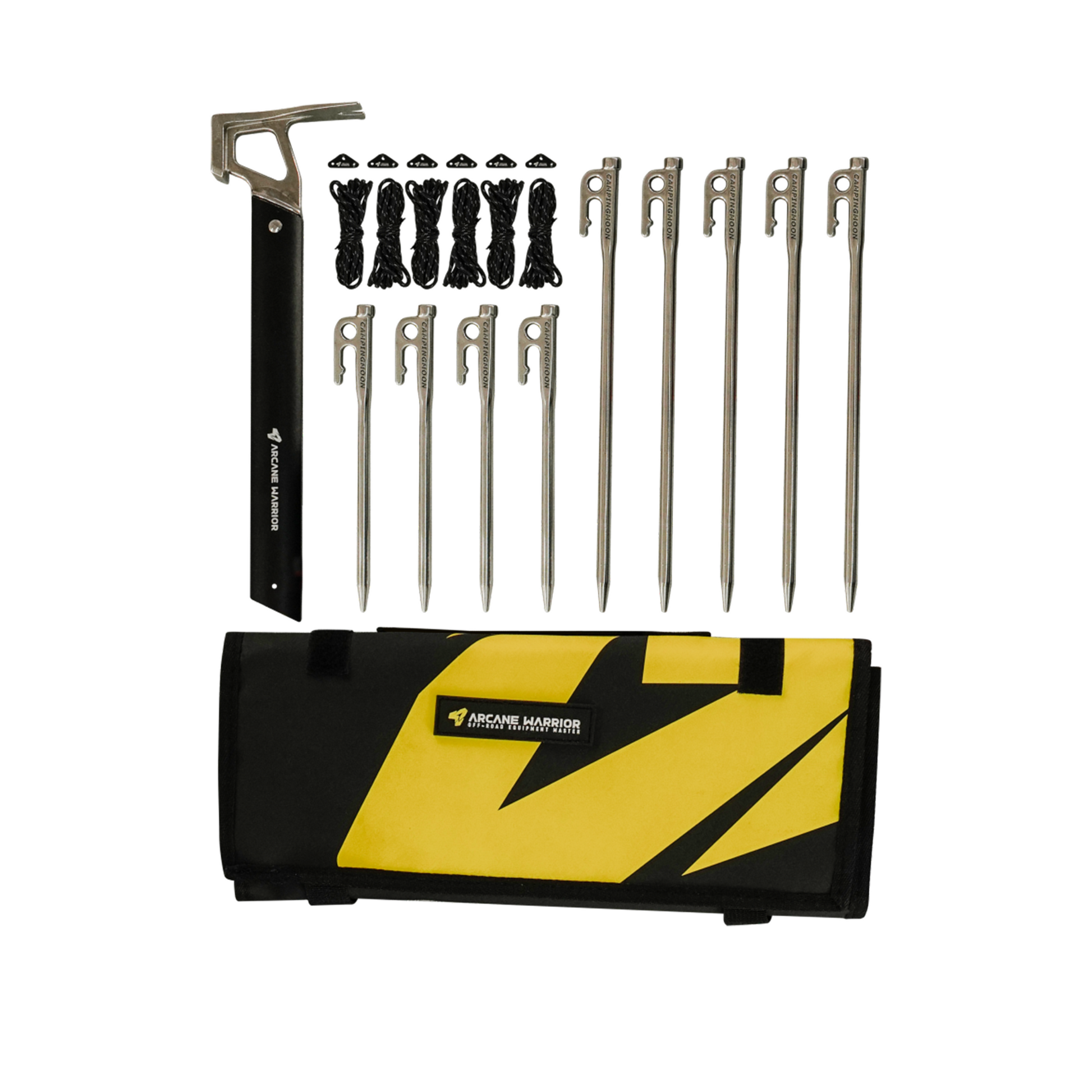 tent stake hammer Aluminum Tent Stakes And Camping Hammer Kit PRO